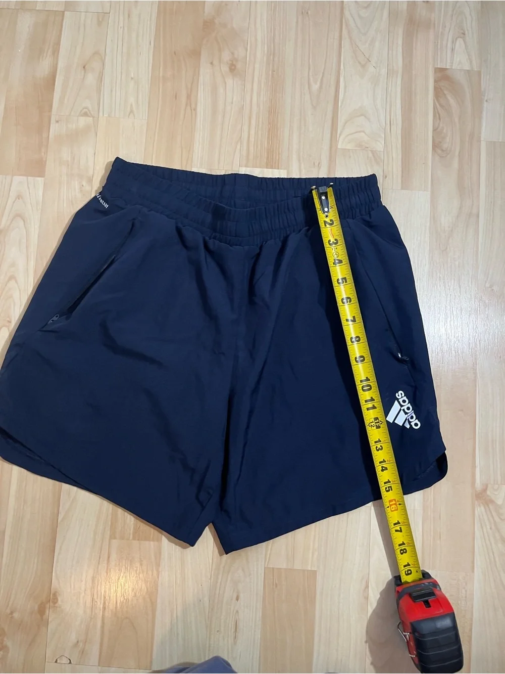 Adidas Men’s 7” Inseam Navy Athletic Shorts Size medium